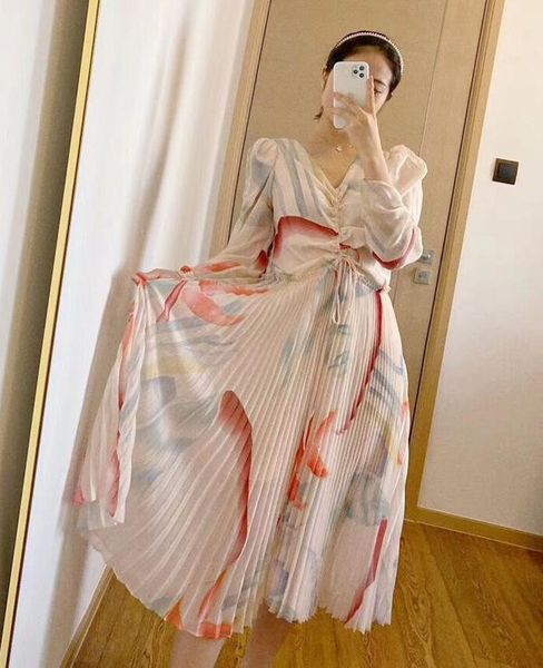 casual dresses the spring/summer 2021 fashion temperament v-neck long-sleeve printed pleated a166 cultivate morality dress costume, Black;gray
casual dresses the spring/summer 2021 fashion temperament v-neck long-sleeve printed pleated a166 cultivate morality dress costume, Black;gray