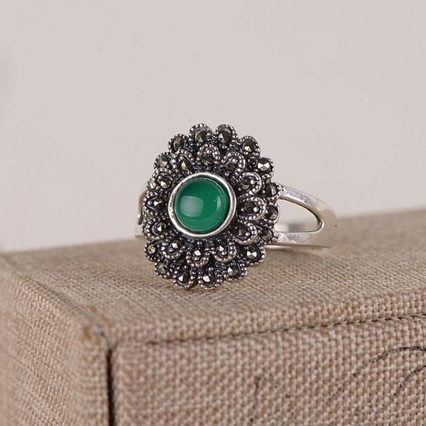 silver ring marcasite real original s925 sterling thai rings for women jewelry usa size 5-8 green agate cluster, Golden;silver
silver ring marcasite real original s925 sterling thai rings for women jewelry usa size 5-8 green agate cluster, Golden;silver