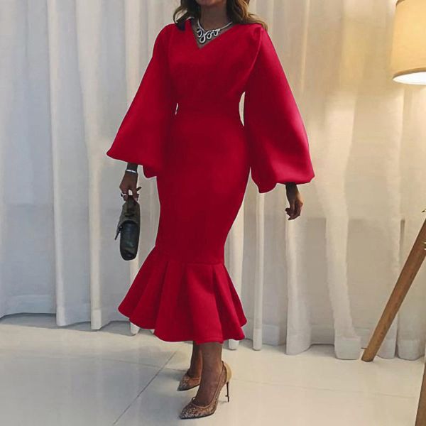 casual dresses classy red evening dress fashion puff sleeve v neck bodycon mermaid vestido women long maxi plus size s-5xl party, Black;gray
casual dresses classy red evening dress fashion puff sleeve v neck bodycon mermaid vestido women long maxi plus size s-5xl party, Black;gray