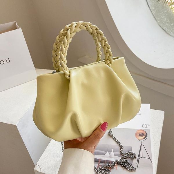 evening bags solid color soft leather gold chain shoulder for women 2021 summer fashion female armpit handbag pleated crossbody bag
evening bags solid color soft leather gold chain shoulder for women 2021 summer fashion female armpit handbag pleated crossbody bag