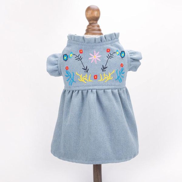 dog apparel embroidery jean skirts summer pet dresses for dogs skirt denim dress bubble sleeve clothes pets clothing
dog apparel embroidery jean skirts summer pet dresses for dogs skirt denim dress bubble sleeve clothes pets clothing