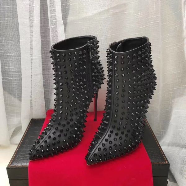 dress shoes women boots autumn winter new all studs rivets ankle genuine leather big size 0tfl, Black
dress shoes women boots autumn winter new all studs rivets ankle genuine leather big size 0tfl, Black