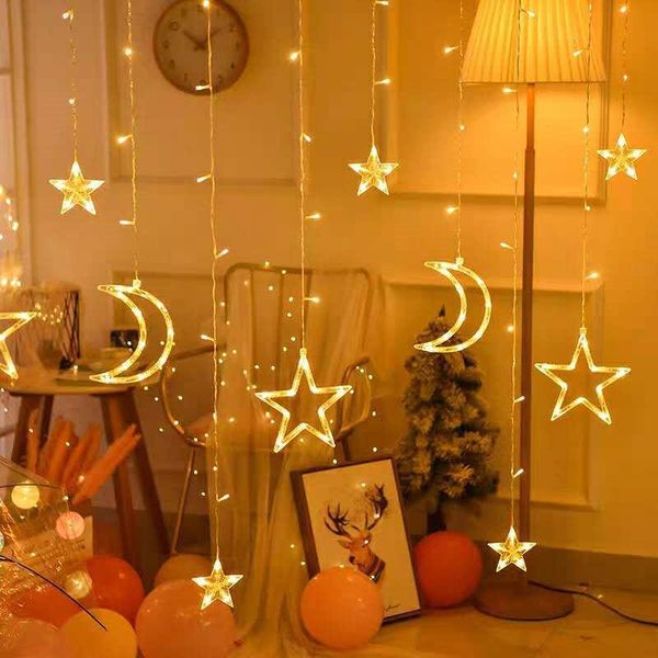 strings 3.5m led curtain light star moon decorative twinkle string lights ramadan eid mubarak fairy holiday decoration
strings 3.5m led curtain light star moon decorative twinkle string lights ramadan eid mubarak fairy holiday decoration