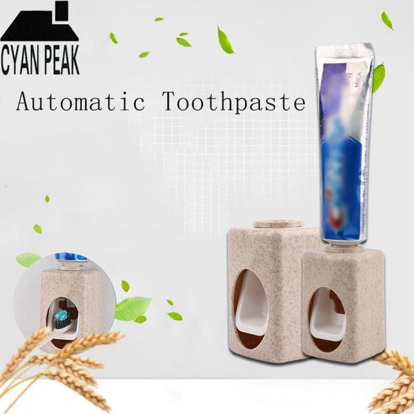 toothbrush holders wall mount automatic toothpaste dispenser squeezer bathroom accessories dust-proof holder household
toothbrush holders wall mount automatic toothpaste dispenser squeezer bathroom accessories dust-proof holder household
