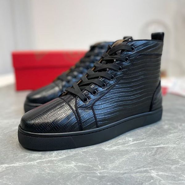 ggs louiseity viutonity lvs ysls high red bottom luxury black graffiti leather shoes for men spikes casual flats loafers rivets toecap heel, Red;white
ggs louiseity viutonity lvs ysls high red bottom luxury black graffiti leather shoes for men spikes casual flats loafers rivets toecap heel, Red;white