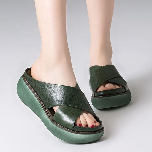 women sandals soft leather wedges shoes woman summer beach flip flops platform sandalias mujer wedge heels dress, Black
women sandals soft leather wedges shoes woman summer beach flip flops platform sandalias mujer wedge heels dress, Black