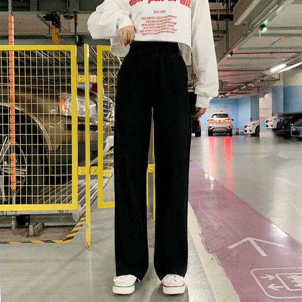 women wide-leg jeans pants loose high elastic waist denim casual boyfriend spring trousers blue women's
women wide-leg jeans pants loose high elastic waist denim casual boyfriend spring trousers blue women's