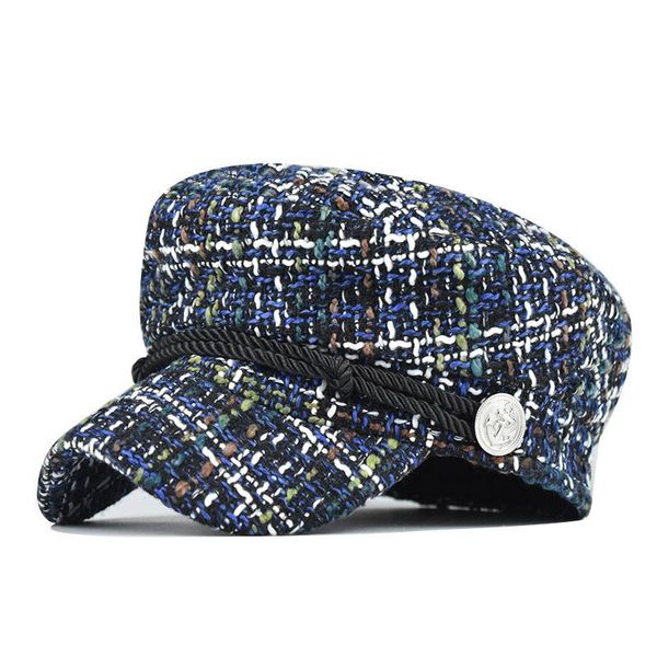 beanie/skull caps berets wool hat sunshade military octagonal autumn and winter retro patchwork beret female bucket, Blue;gray
beanie/skull caps berets wool hat sunshade military octagonal autumn and winter retro patchwork beret female bucket, Blue;gray