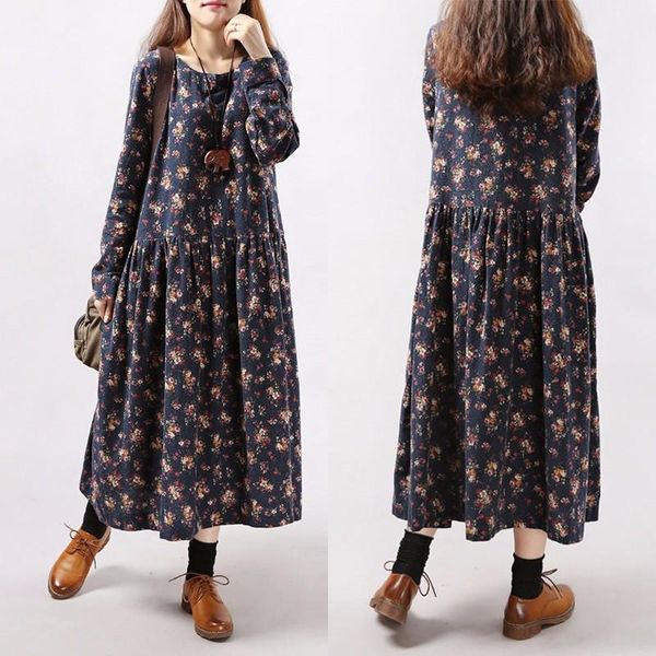 casual dresses vintage floral midi dress womens printed sundress 2021 zanzea spring long sleeve tunic vestidos female pleated robe plus size, Black;gray
casual dresses vintage floral midi dress womens printed sundress 2021 zanzea spring long sleeve tunic vestidos female pleated robe plus size, Black;gray