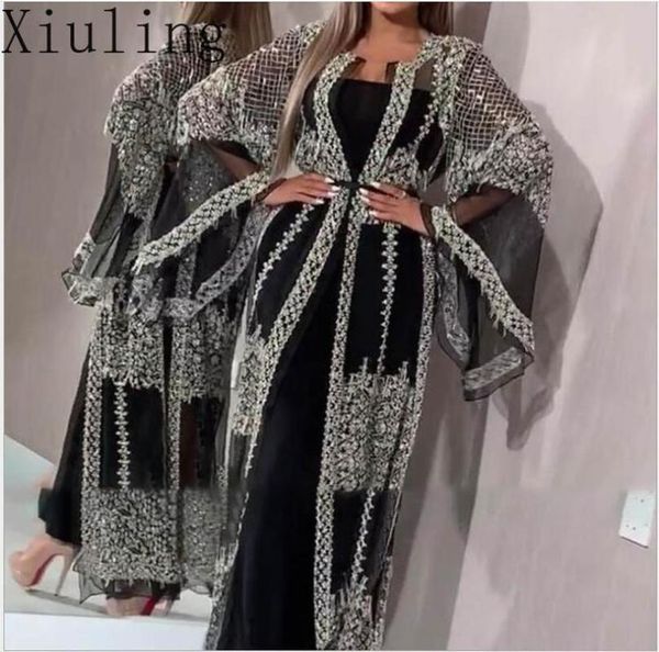 casual dresses spring 2021 sequins dress women lace long sleeve evening party elegant maxi robe longue 2pcs/set, Black;gray
casual dresses spring 2021 sequins dress women lace long sleeve evening party elegant maxi robe longue 2pcs/set, Black;gray