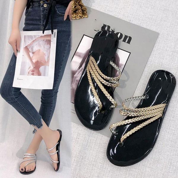 women sandals flats shoes split toe silver braid strappy casual soft daily quick dry summer beach slipper, Black
women sandals flats shoes split toe silver braid strappy casual soft daily quick dry summer beach slipper, Black