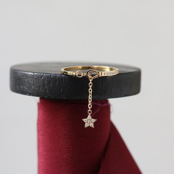 wedding rings modagirl stainless steel ring with micro pave cubic zirconia star tassel finger jewelry for women engagement gift, Slivery;golden
wedding rings modagirl stainless steel ring with micro pave cubic zirconia star tassel finger jewelry for women engagement gift, Slivery;golden