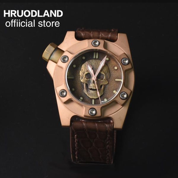 wristwatches hruodland men's bronze big skeleton outdoor cool men watches water resistant luminous dial goast wrist watch for male gift, Slivery;brown
wristwatches hruodland men's bronze big skeleton outdoor cool men watches water resistant luminous dial goast wrist watch for male gift, Slivery;brown