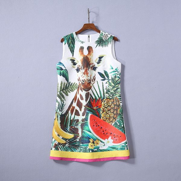 casual dresses new european and american women's dresses for spring giraffe print with sleeveless round neck nail bead jacquard dress w, Black;gray
casual dresses new european and american women's dresses for spring giraffe print with sleeveless round neck nail bead jacquard dress w, Black;gray