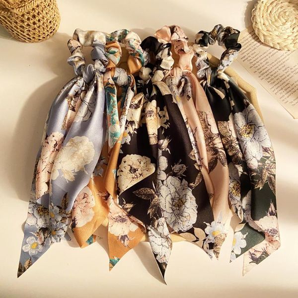 bohemian floral spot long hair scrunchies ribbon elastic bands accessories scarf for women clips & barrettes, Golden;silver
bohemian floral spot long hair scrunchies ribbon elastic bands accessories scarf for women clips & barrettes, Golden;silver
