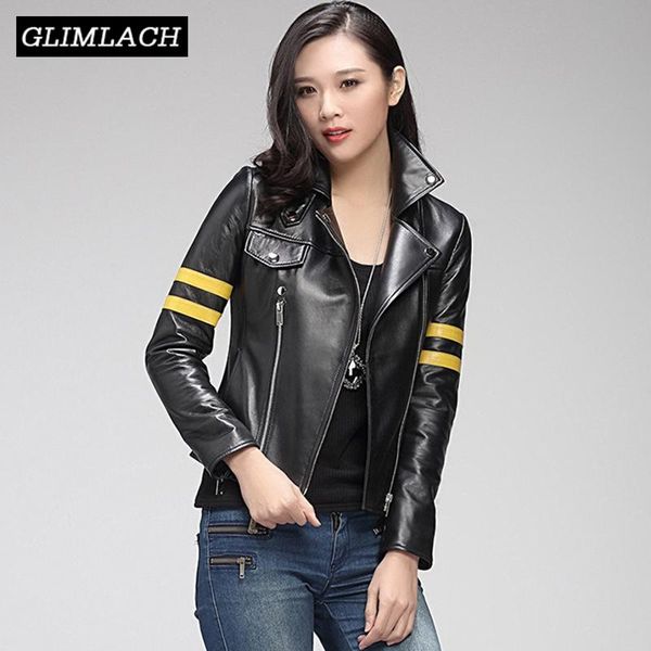 women's leather & faux 2021 women real jacket 100% lambskin genuine coat lady black slim short motorcycle biker chaqueta mujer
women's leather & faux 2021 women real jacket 100% lambskin genuine coat lady black slim short motorcycle biker chaqueta mujer