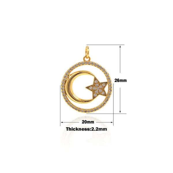 charms micropavé star necklace gold moon charm circle pendant diy jewelry accessories 26Ã20Ã2.2mm, Bronze;silver
charms micropavé star necklace gold moon charm circle pendant diy jewelry accessories 26Ã20Ã2.2mm, Bronze;silver