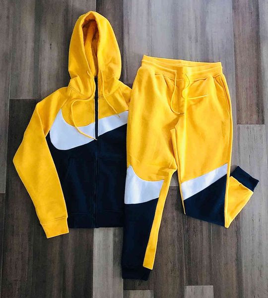 men's hoodies 2021 spring and autumn loose splicing cardigan handsome hooded sweater leisure sports suit, Black
men's hoodies 2021 spring and autumn loose splicing cardigan handsome hooded sweater leisure sports suit, Black