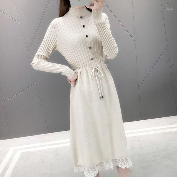 winter sweater women dress over the knee lace spliced plush thick jumper manteau femme hiver turtleneck sueter mujer pullover women's s, White;black
winter sweater women dress over the knee lace spliced plush thick jumper manteau femme hiver turtleneck sueter mujer pullover women's s, White;black