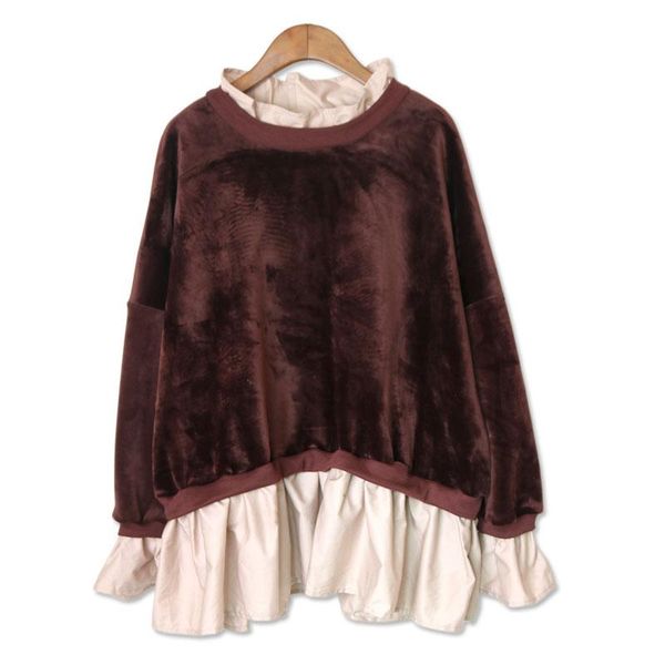 women's hoodies & sweatshirts winter women casual thick velvet sweatshirt dress pullover long hooded plus size fake two pieces patchwor, Black
women's hoodies & sweatshirts winter women casual thick velvet sweatshirt dress pullover long hooded plus size fake two pieces patchwor, Black