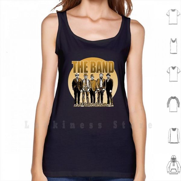 the band tank vest 100% cotton canadian american rock group music retro vintage, White;black
the band tank vest 100% cotton canadian american rock group music retro vintage, White;black