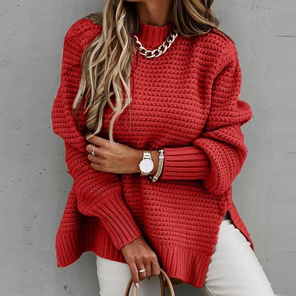 women's sweaters women fashion solid knit sweater long sleeves vintage female knitted pullover chic winter jumpers#f3, White;black
women's sweaters women fashion solid knit sweater long sleeves vintage female knitted pullover chic winter jumpers#f3, White;black