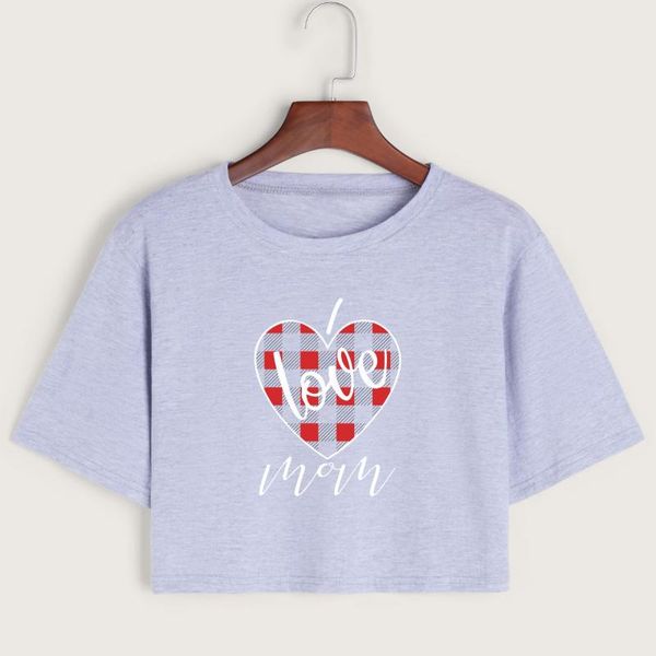 women's t-shirt love mom mama crop shirt cropped tee summer short sleeve cotton female girls graphic t-shirts, White
women's t-shirt love mom mama crop shirt cropped tee summer short sleeve cotton female girls graphic t-shirts, White