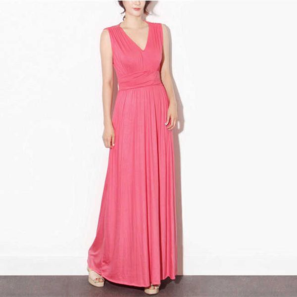 summer women maxi dress solid beach long modal sleeveless party es robe femme vestidos 210608, Black;gray
summer women maxi dress solid beach long modal sleeveless party es robe femme vestidos 210608, Black;gray