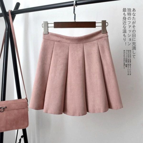 women spring elegant mini pleated skirts 2021 korean style girls autumn streetwear high waist casual velvet solid skirt ds243, Black
women spring elegant mini pleated skirts 2021 korean style girls autumn streetwear high waist casual velvet solid skirt ds243, Black