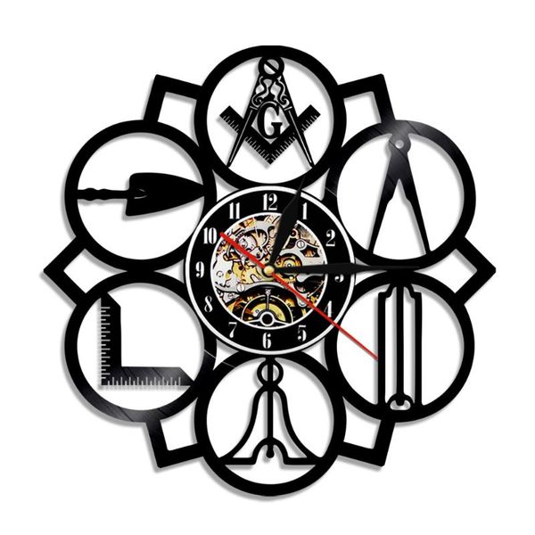 wall clocks masonic mason logo made from record clock watches decorative hanging silent modern design home room decor
wall clocks masonic mason logo made from record clock watches decorative hanging silent modern design home room decor