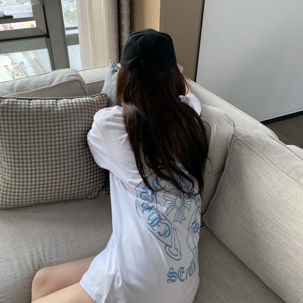 crosin white 2021 new summer fashion cotton short sleeve printed t-shirt women's design hx5513 brand wd67
crosin white 2021 new summer fashion cotton short sleeve printed t-shirt women's design hx5513 brand wd67