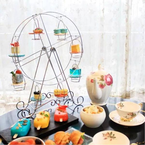 other bakeware ferris wheel 8 cup cake stand rotate stainless steel display holder wedding party birthday bake tools cupcake dessert decor
other bakeware ferris wheel 8 cup cake stand rotate stainless steel display holder wedding party birthday bake tools cupcake dessert decor