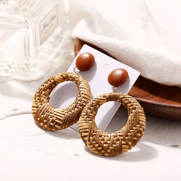 earrings creative fashion national style hollow knitting circle earrings, Silver
earrings creative fashion national style hollow knitting circle earrings, Silver