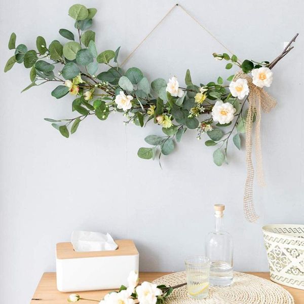 pack artificial eucalyptus garland greenery vines faux silver dollar strands for wedding decor decorative flowers & wreaths
pack artificial eucalyptus garland greenery vines faux silver dollar strands for wedding decor decorative flowers & wreaths