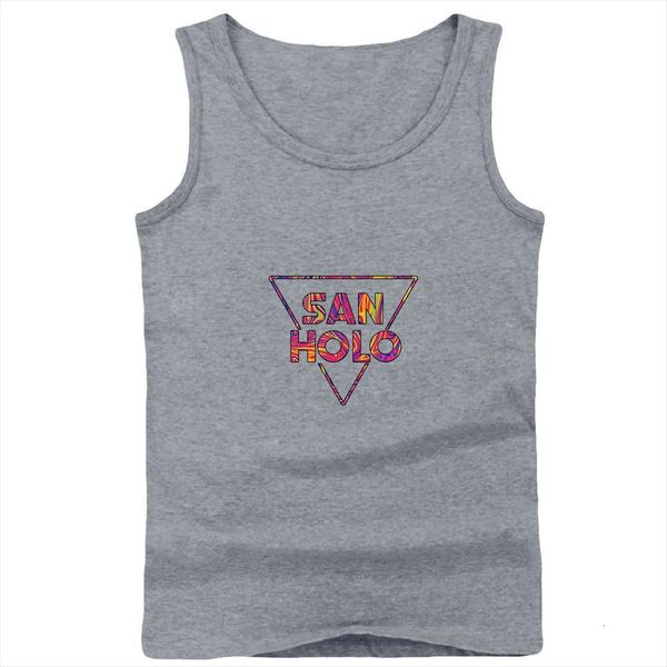 san holo fashion prints tank mens women men summer cool sleeveless vest casual harajuku streetwear clothes, White;black
san holo fashion prints tank mens women men summer cool sleeveless vest casual harajuku streetwear clothes, White;black