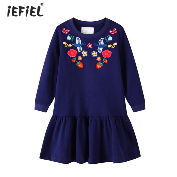 girl's dresses fall winter kids for girls cotton cute printed long sleeve casual dress children princess birthday party clothing, Red;yellow 
girl's dresses fall winter kids for girls cotton cute printed long sleeve casual dress children princess birthday party clothing, Red;yellow