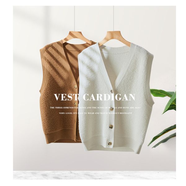 towel ring v-neck quan wool cardigan women's loose korean knitted vt in autumn and winter 2021, Black;white
towel ring v-neck quan wool cardigan women's loose korean knitted vt in autumn and winter 2021, Black;white