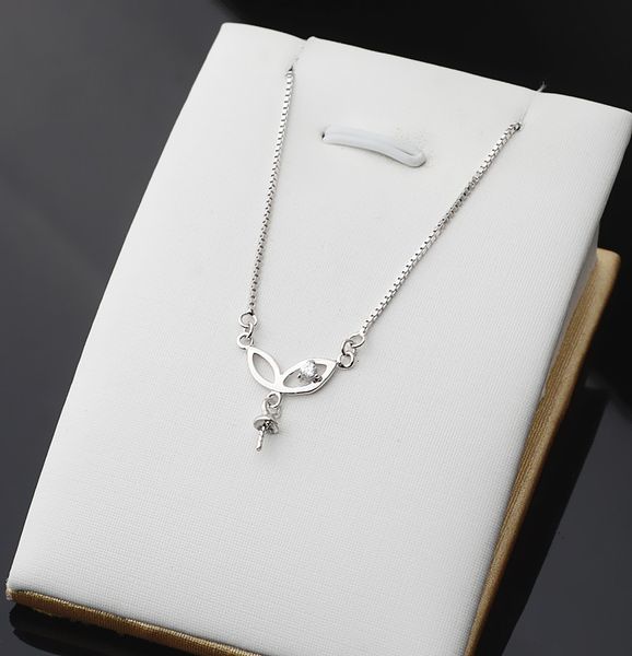 s925 silver pendant necklace female flower shaped simple pearl pendant clavicle chain diy jewelry accessories empty support new 428
s925 silver pendant necklace female flower shaped simple pearl pendant clavicle chain diy jewelry accessories empty support new 428
