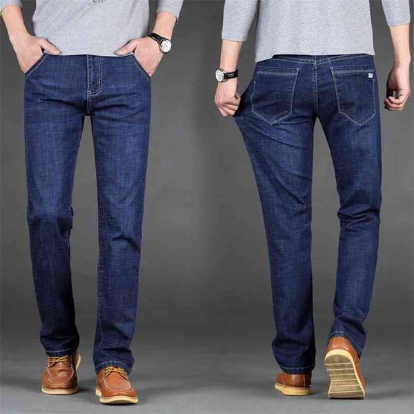 ymwmhu elastic jeans men business fashion summer thin solid denim pants autumn casual trousers classic slim jean plus size 210331, Blue
ymwmhu elastic jeans men business fashion summer thin solid denim pants autumn casual trousers classic slim jean plus size 210331, Blue