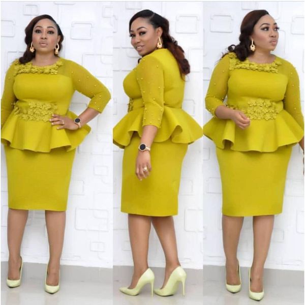 african dress for women flower stitching mesh beaded 3/4 sleeves ruffled plus size midi office ladies casual work wear dresses, Black;gray
african dress for women flower stitching mesh beaded 3/4 sleeves ruffled plus size midi office ladies casual work wear dresses, Black;gray