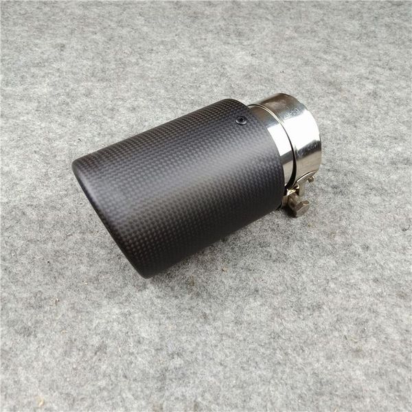 motorcycle exhaust system 1 piece carbon fiber muffler end pipe for car crimping matte stainless steel nozzles length 170mm accessories
motorcycle exhaust system 1 piece carbon fiber muffler end pipe for car crimping matte stainless steel nozzles length 170mm accessories