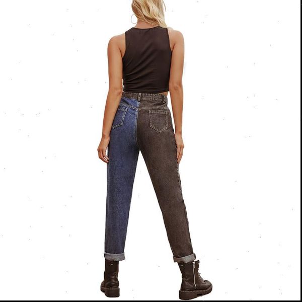 vintage high waist casual womens jean patchwork color blocking straight denim pants vaqueros mujer streetwear femme, Blue
vintage high waist casual womens jean patchwork color blocking straight denim pants vaqueros mujer streetwear femme, Blue