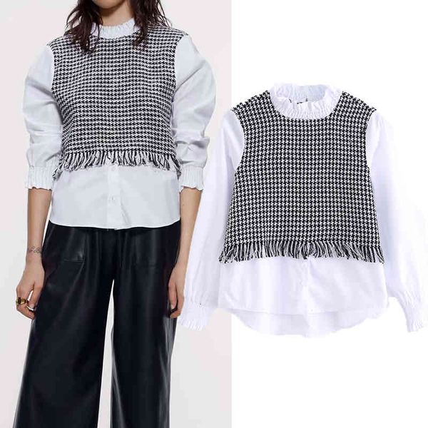 legging fashions women make up for neck-to-neck pullovers long shirts chiffon grid printed shirt loose, Black
legging fashions women make up for neck-to-neck pullovers long shirts chiffon grid printed shirt loose, Black