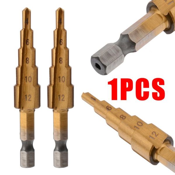 professional drill bits 1pcs hss step cone bit set titanium coated hole cutter 4-12mm 4-20mm 4-32mm steel for woodworking
professional drill bits 1pcs hss step cone bit set titanium coated hole cutter 4-12mm 4-20mm 4-32mm steel for woodworking
