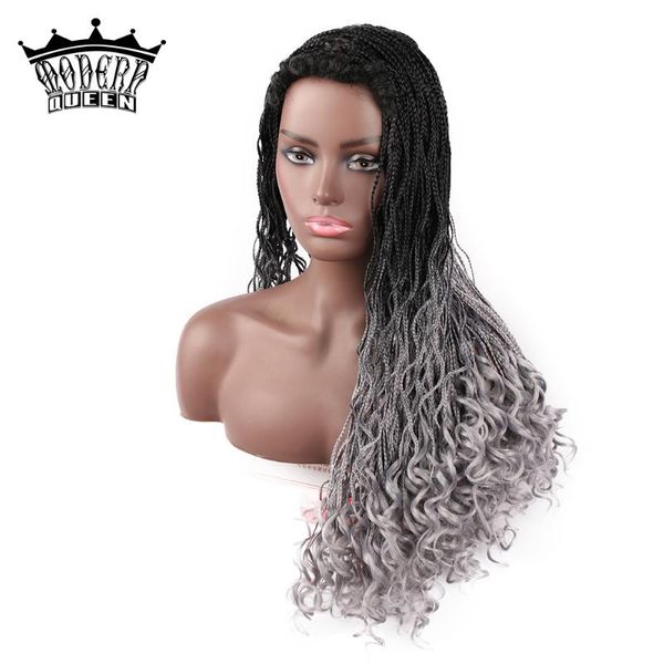 synthetic wigs modern queen 26 inch ombre long box braids wig for black women faux locs scalp heat resistant braiding
synthetic wigs modern queen 26 inch ombre long box braids wig for black women faux locs scalp heat resistant braiding