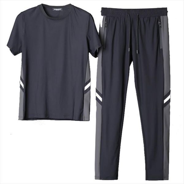 silky soft q elastic ultra mens tracksuits thin quick dry ice silk two piece set summer high end leisure sports, Gray
silky soft q elastic ultra mens tracksuits thin quick dry ice silk two piece set summer high end leisure sports, Gray