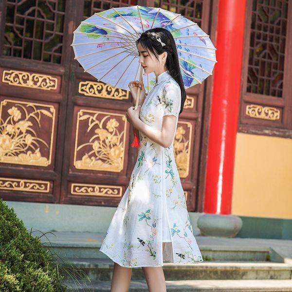 luxury cheongsam spring and summer tiansi fairy fan young daily shopping leisure improved oder cheongsam, Blue;red
luxury cheongsam spring and summer tiansi fairy fan young daily shopping leisure improved oder cheongsam, Blue;red