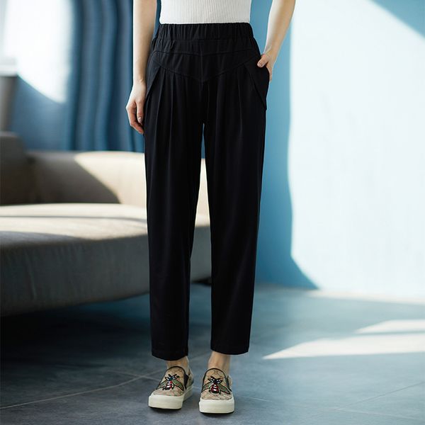 2022 new fat sister mm harem pants plus size women's thin section thinner nine-point carrot pants women's mid-waist casual pants, Black;white
2022 new fat sister mm harem pants plus size women's thin section thinner nine-point carrot pants women's mid-waist casual pants, Black;white