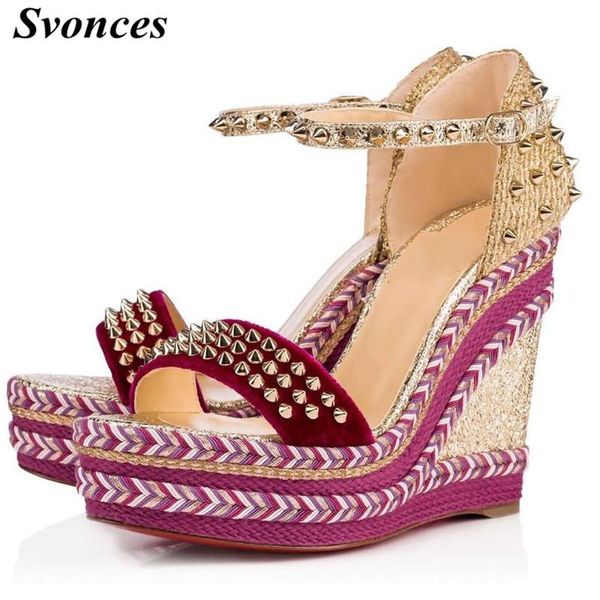 pink espadrille women wedges shoes 2021 summer sandals studded platform high heel braided 12cm denim wedge red sole, Black
pink espadrille women wedges shoes 2021 summer sandals studded platform high heel braided 12cm denim wedge red sole, Black