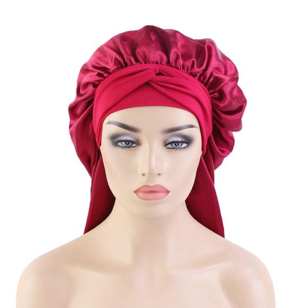 shower caps adjustable women streamer long tube sleeping cap bath satin solid color is suitable for hair and curly
shower caps adjustable women streamer long tube sleeping cap bath satin solid color is suitable for hair and curly